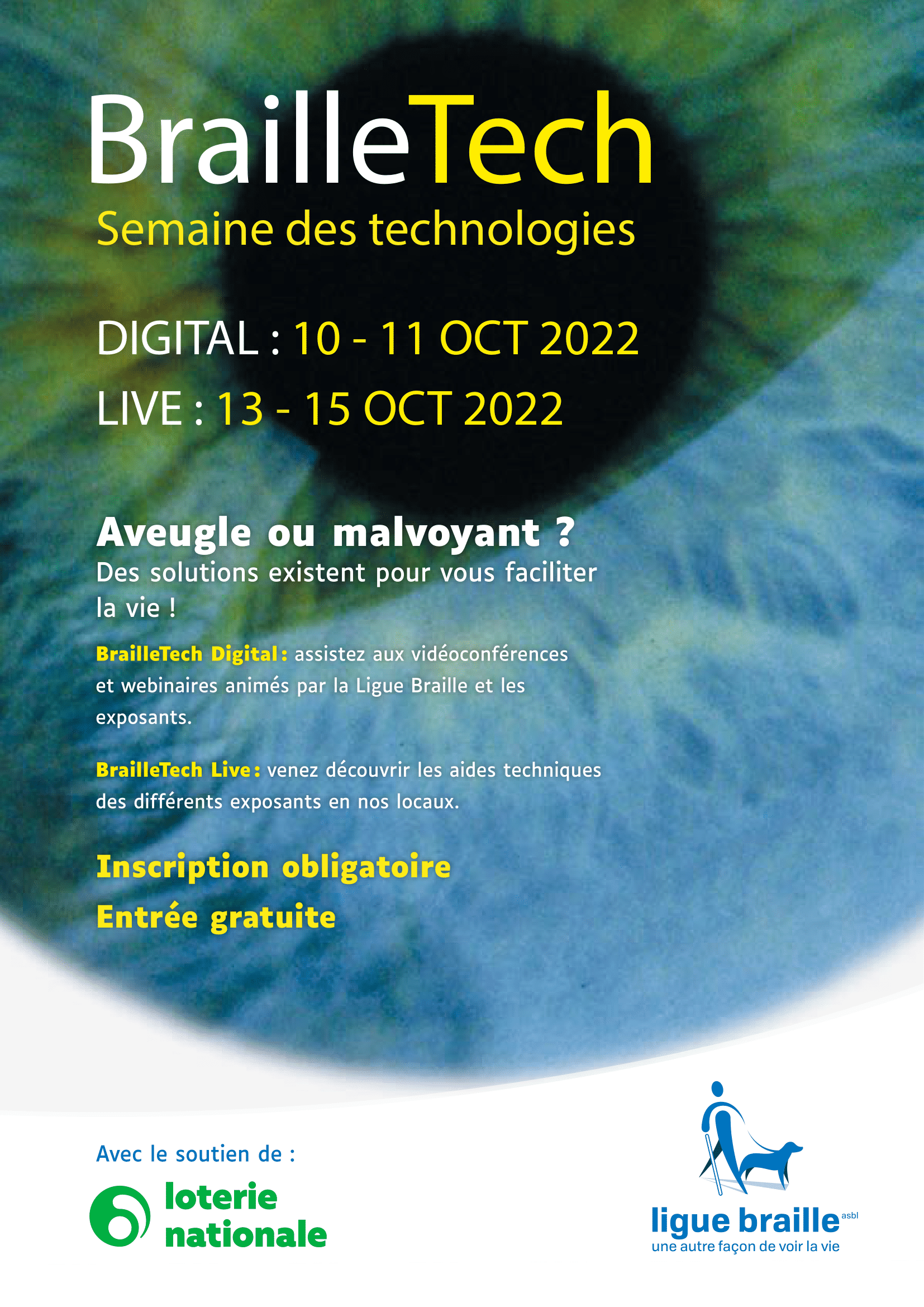 BrailleTech 2022 Save the Date affiche FR